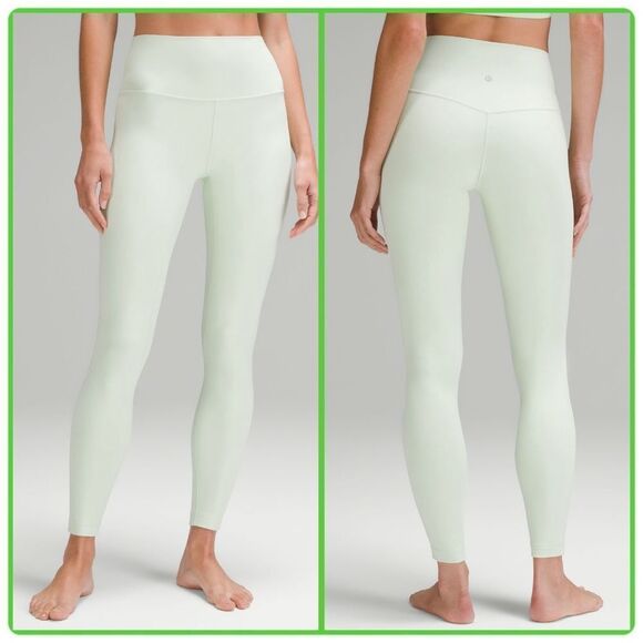 Bundle of Lululemon Kohlrabi Green Align Pant 28” (Sz 14) Everywhere Belt Bag 1L - Picture 2 of 8